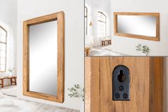 Massiver Spiegel JAVA 180cm natur recyceltes Teakholz hängend oder stehend