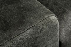 Big Sofa ELEGANCIA 285cm moosgrün Microfaser XXL Couch inkl. Kissen Federkern