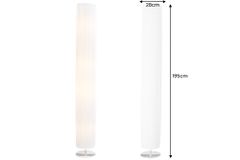 Modern Design Stehlampe SALONE 195cm weiß Stehleuchte