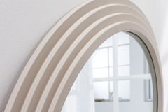 Design Wandspiegel WAVE 160cm greige