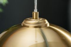 Moderne Hängeleuchte GOLDEN BALL 30cm gold Hängelampe höhenverstellbar