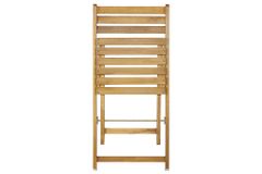 Outdoor Balkon Stuhl BALI natur honey Akazienholz klappbar wetterfest Gartenstuhl