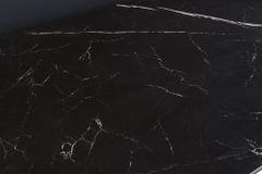 Design Konsolentisch MODERN BAROCK 140cm schwarz anthrazit chrom Keramik Marmor