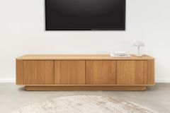 Modernes TV-Board VALHALLA WOOD 180cm natur Eichenholz Lowboard mit Stauraum