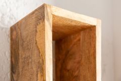 Massives Wandregal 3er Set HEMINGWAY 94cm aus Mangoholz