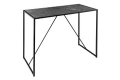 Moderner Bartisch SLIM LINE 120cm graphit Metall Tresen Stehtisch