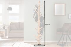 Massiver Garderobenständer TREE NATURE 170cm natur Holz Kleiderständer