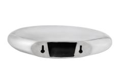 Modernes Design Wandregal TEAR 40cm silber Aluminium