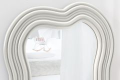 Design Wandspiegel ALICE II 100cm weiß