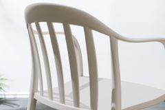 In- und Outdoor Gartenstuhl STUDIO ITALIA taupe stapelbar wetterfest