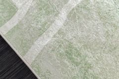 Moderner Teppich JUNGLE 230x160cm grün beige Flachgewebe Indoor-Teppich