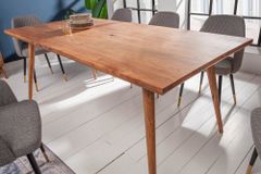 Massiver Esstisch MYSTIC LIVING 200cm Akazie natur Massivholz