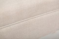 Elegante Sitzbank SCARLETT 90cm beige mit Armlehnen