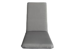 Outdoor Sitzkissen COMFORT LINE 50x122cm anthrazit für Hochlehner-Stuhl Polsterauflage