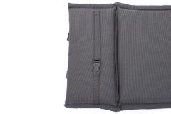 Outdoor Kissen ROG 46x119cm anthrazit Sitzkissen Polster-Auflage für Hochlehner