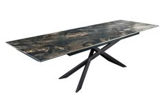 Ausziehbarer Esstisch EUPHORIA 180-220-260cm taupe Keramik made in Italy