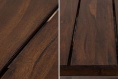 Wetterfester Gartentisch KOPENHAGEN 160cm braun Akazie honey finish Massivholz Outdoor