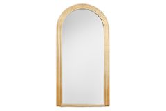 Edler Wandspiegel ART DECO 160cm gold Rundbogen Spiegel