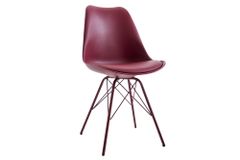 Retro Stuhl SCANDINAVIA MEISTERSTÜCK rot