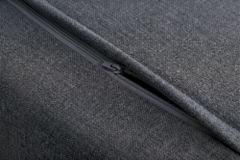 Schlafsessel SMART MULTIFUNCTION 100cm grau Vogue Seiden Samtstoff