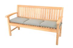 Outdoor Kissen ROG 45x150cm taupe Sitzkissen Polster-Auflage für 3-Sitzer Bank
