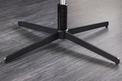 Drehbarer Design Sessel PAPILLON petrol Samt 360° schwarz Metall höhenverstellbar