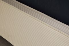 Design Boxbett ROCCO 140x200cm beige Cord mit Stauraum und Lattenrost