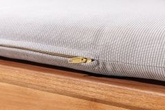 Outdoor Kissen ROG 45x110cm taupe Sitzkissen Polster-Auflage für 2-Sitzer Bank