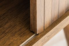Retro Sideboard VALHALLA WOOD 160cm smoked Eichenholz Schiebetüren