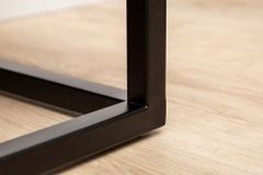 Moderne Sitzbank PETIT BEAUTÉ 110cm salbei mint Samt schwarzes Gestell