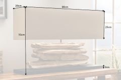 Handgearbeitete Tischlampe RIVERINE 80cm beige Treibholzfuß mit Leinenschirm