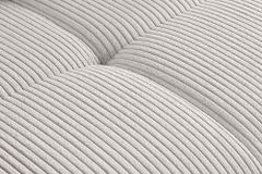 Modernes XXL Sofa ELEGANCIA 285cm champagner beige Cord inklusive Kissen Bigsofa