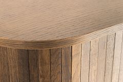 Retro Sideboard VALHALLA WOOD 160cm smoked Eichenholz Schiebetüren
