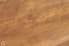 Design Deko Säule 3er Set MAKASSAR 80cm braun honey finish Mangoholz Handarbeit