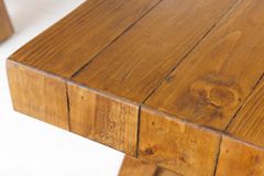 Industrial Sitzbank FINCA 240cm vintage braun recyceltes Pinienholz Eisen