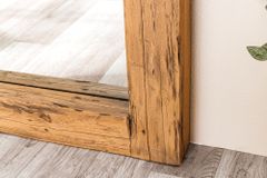 Massiver Spiegel JAVA 180cm natur recyceltes Teakholz hängend oder stehend