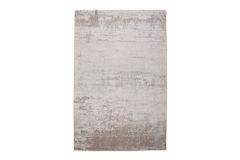 Vintage Baumwoll-Teppich MODERN ART 240x160cm beige grau verwaschen Used Look