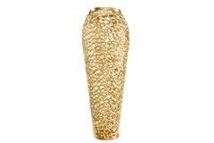 Filigrane Design XXL Vase ABSTRACT LEAF 90cm gold Handarbeit