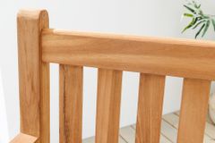 Outdoor Gartenbank EMPIRE TEAK 150cm natur Massivholz