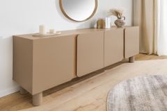 Sideboard COSMO 180cm greige Eiche Soft Close Stauraum