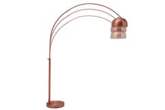 Ausziehbare Bogenlampe LOUNGE DEAL 170-210cm kupfer Stehlampe