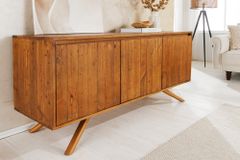 Massives Sideboard FINCA 150cm vintage braun recyceltes Pinienholz