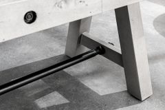 Industrial Sitzbank FINCA 200cm grau Pinie recyceltes Massivholz Eisen