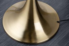Barock Stehlampe LUCIE 160cm schwarz gold gebürstet Stehleuchte