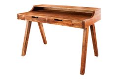 Massiver Sekretär MONSOON 100cm natur Akazienholz Schreibtisch
