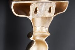 Barock Wandkonsole SCALA 60cm gold Metall Wandregal handmade Wanddekoration