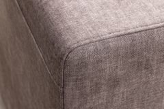 Großes Sofa LOFT 210cm taupe Vogue Velours Samt 3-Sitzer Couch Taschenfederkern