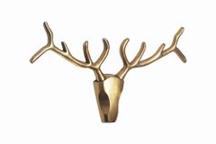 Moderne Wanddekoration VEADO 100cm gold Hirschgeweih