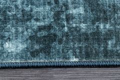 Moderner Teppich SOFT TOUCH 230x160cm blau Kurzflor Indoor-Teppich
