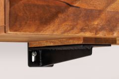 Massivholz TV-Bank SCORPION 160cm braun Mango Lowboard Hängeschrank
